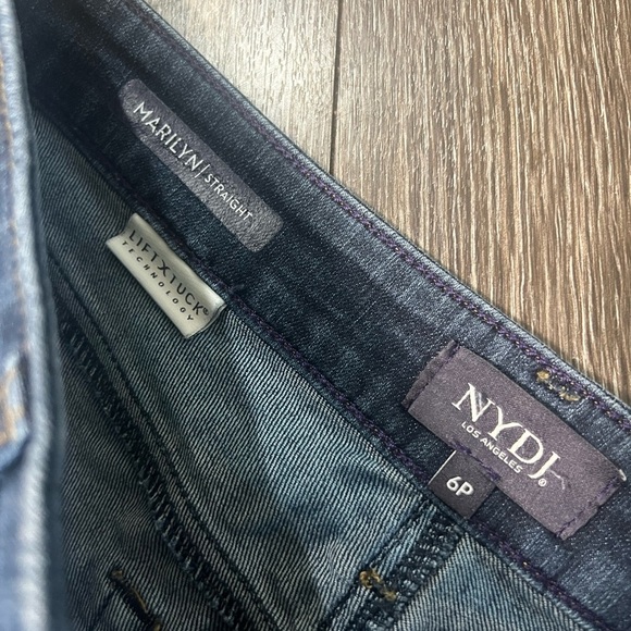 NYDJ - Marilyn Straight Leg Tummy Flattening Stretch Jeans - Picture 7 of 10